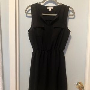 Monteau Black Dress Cap Sleeve - Size L